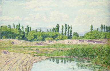 Paesaggio con stagno, vicino a Rimini